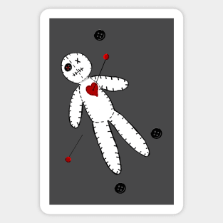 Voodoo Doll Sticker